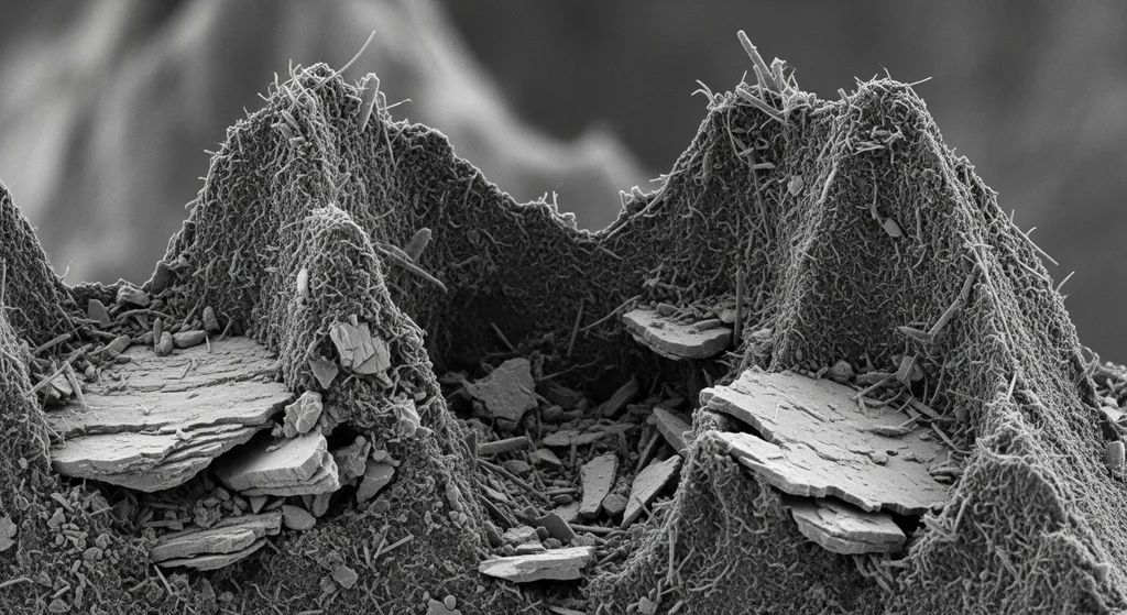 Imagine a pencil tip seen through a microscope. Imagine how the pencil tip would look and create an image. - Imagen 4