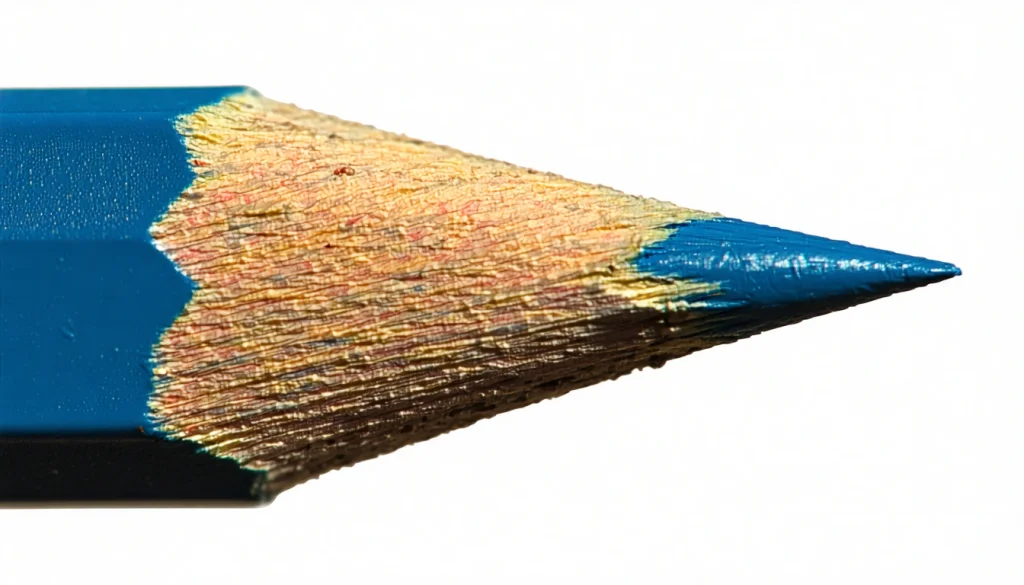 Imagine a pencil tip seen through a microscope. Imagine how the pencil tip would look and create an image. - Stable Diffusion 3.5 Large