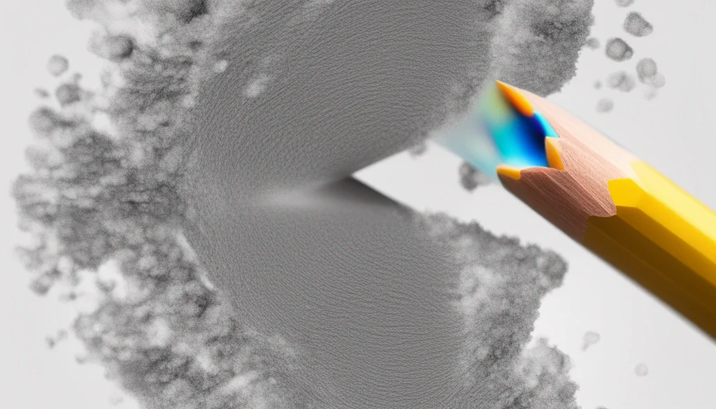 Imagine a pencil tip seen through a microscope. Imagine how the pencil tip would look and create an image. - Stable Diffusion XL