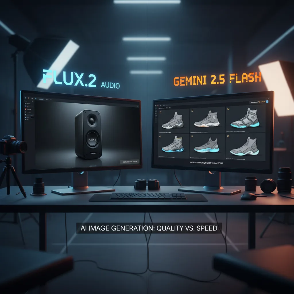 'FLUX.2 vs Gemini 2.5 Flash: AI Image Generation Showdown for Creative Professionals'