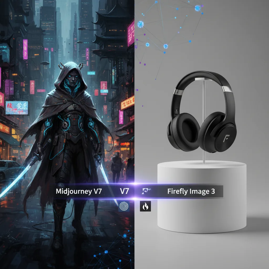 Midjourney V7 vs Adobe Firefly Image 3: 2025 Comparison