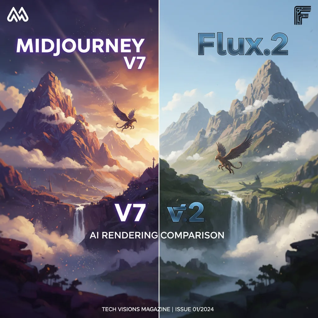 Midjourney V7 vs Flux 2: AI Image Generator Battle 2025