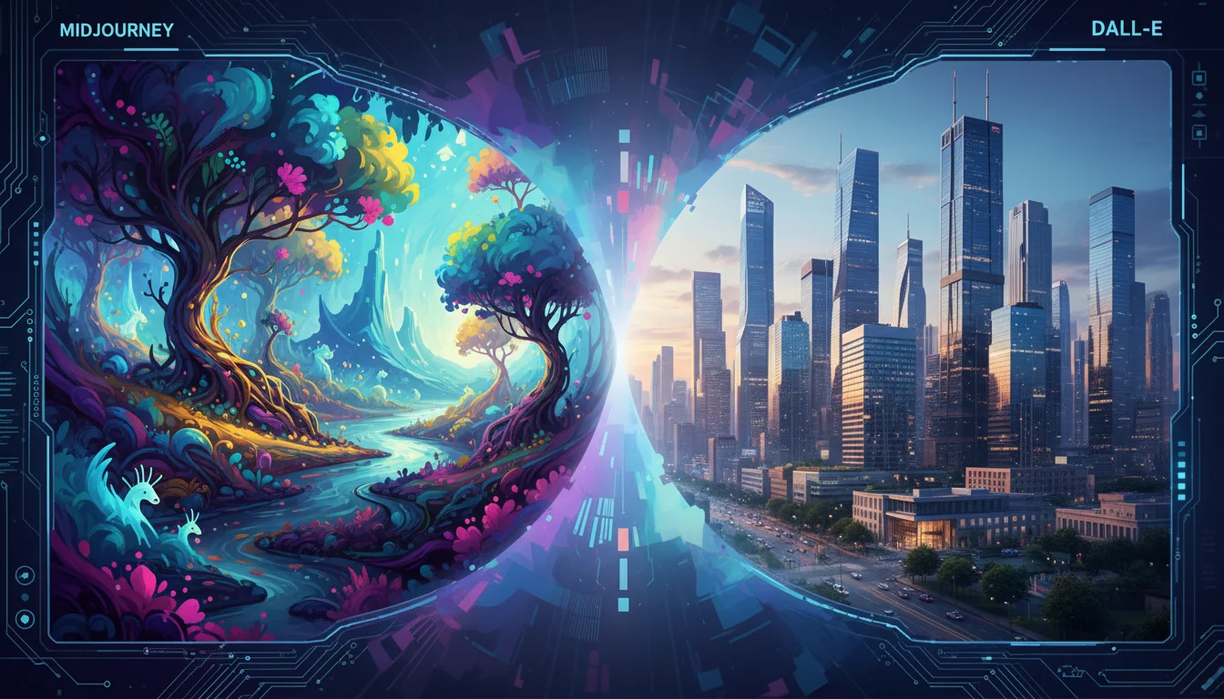 Midjourney vs DALL-E 3: Complete Comparison for 2025