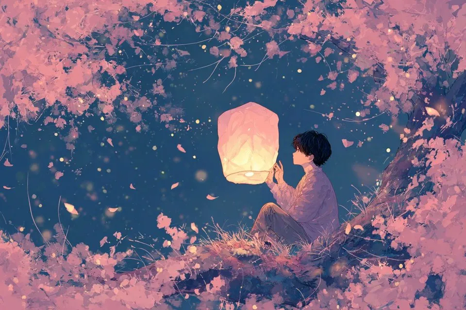 2D Anime Watercolor Illustration Template example 1