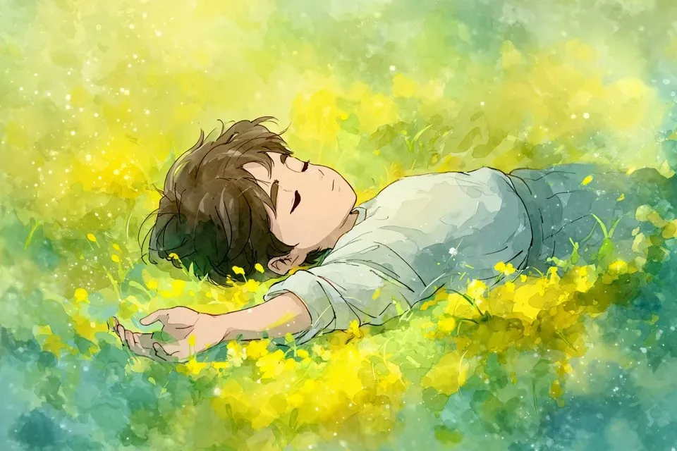 2D Anime Watercolor Illustration Template example 3