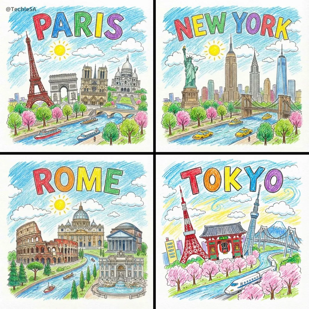 A Neat Colorful Crayon And Coloredpencil example 1