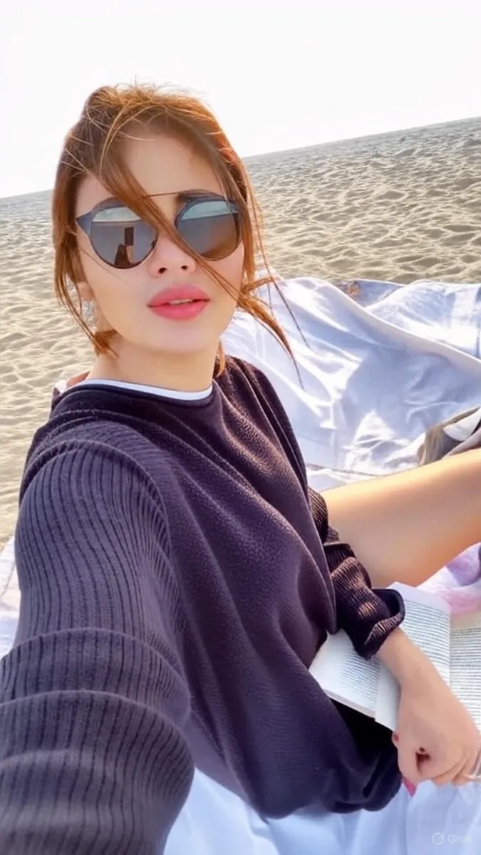 Beach Selfie Portrait example 1