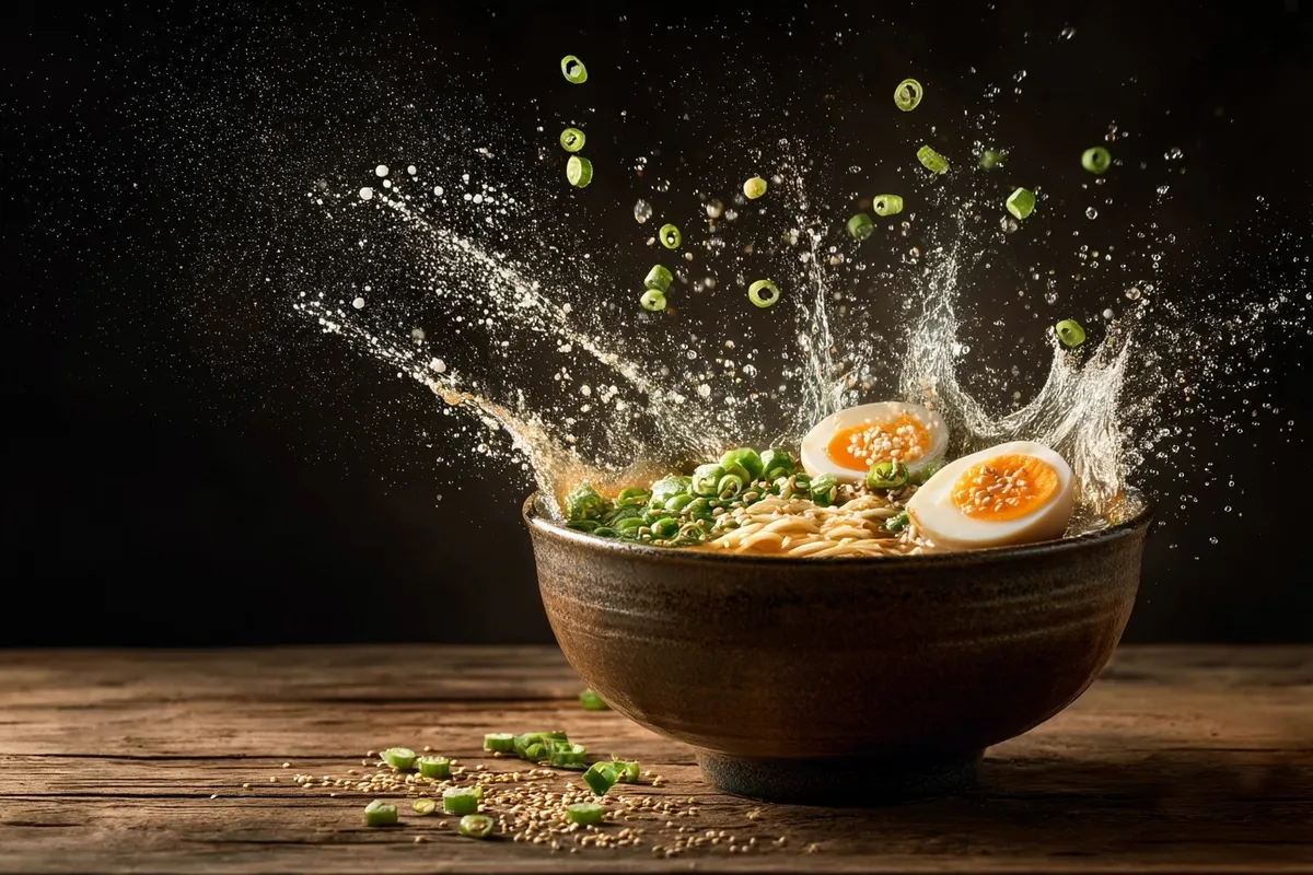 Dynamic Food Photography with Floating Elements example 3