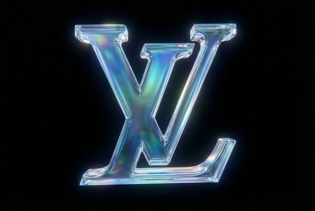 Iridescent Glass Retexture with JSON Aesthetic example 1