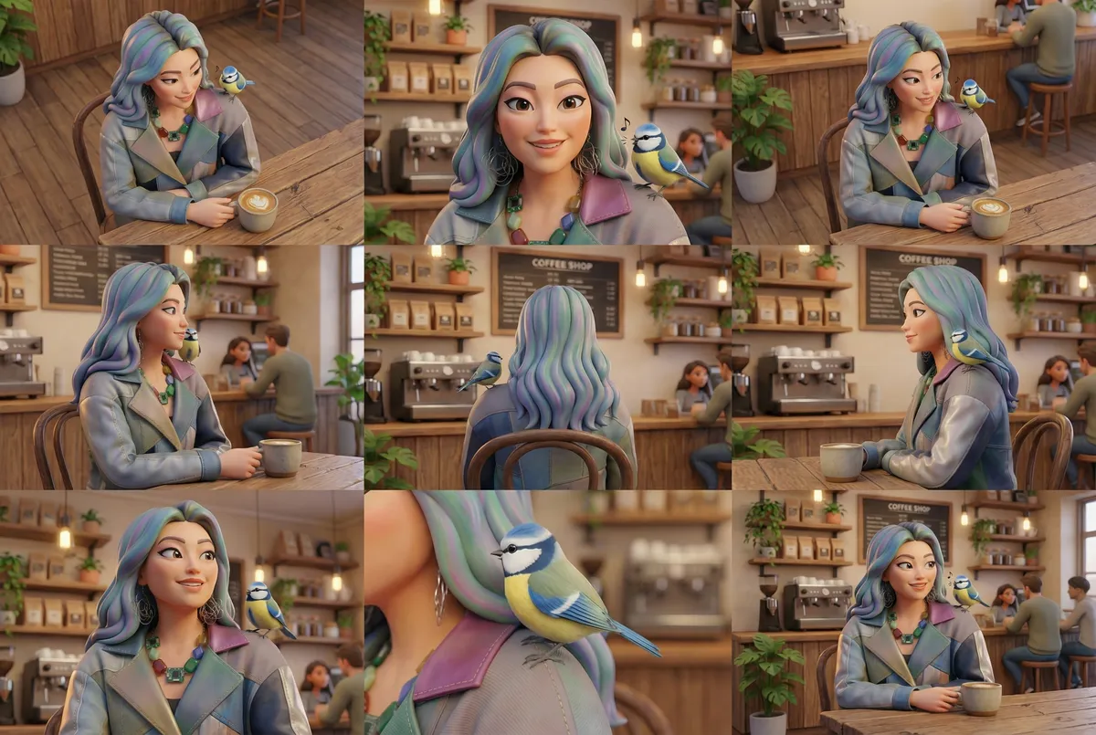 Multi-Angle Scene Grid View example 1