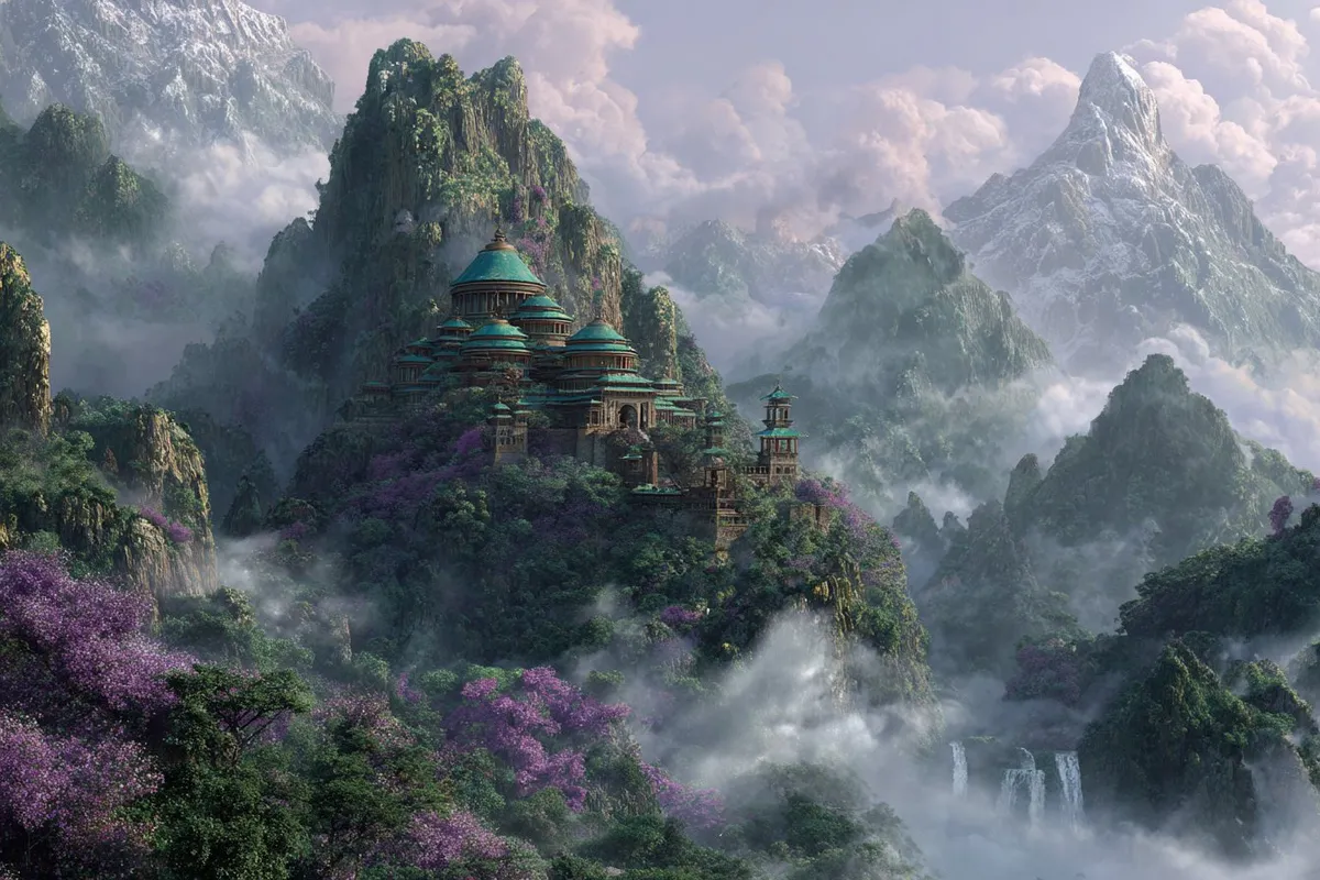 Mystical Mountain Reverie example 2