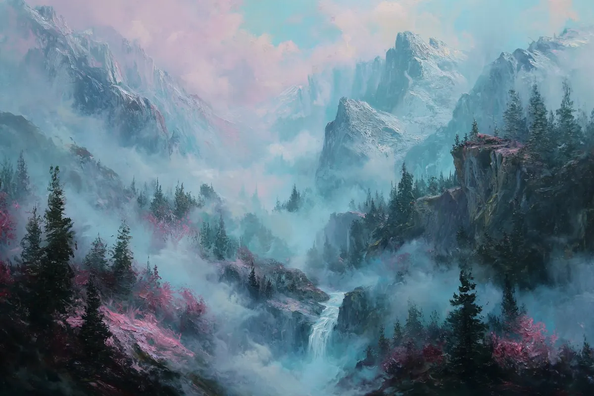 Mystical Mountain Reverie example 4