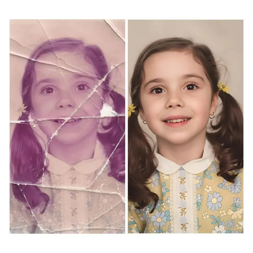 Photo Restoration & Enhancement example 1