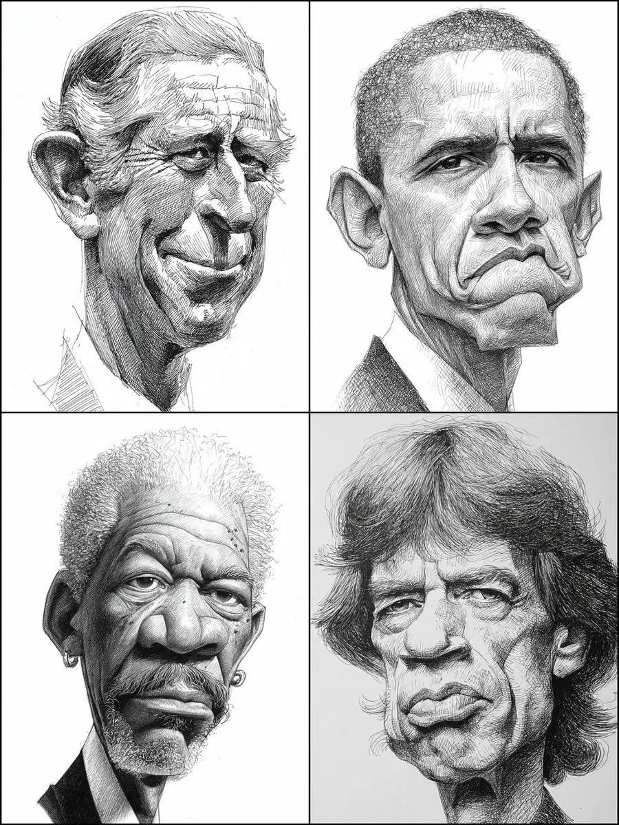 Political Caricature Portrait