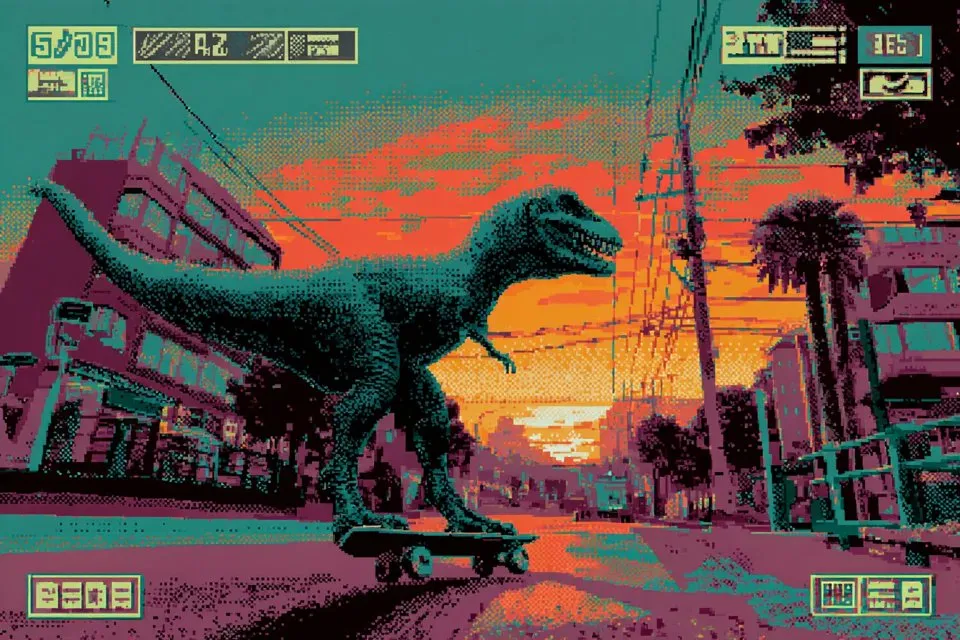 Retro Pixel Art Game Screenshot Generator example 2