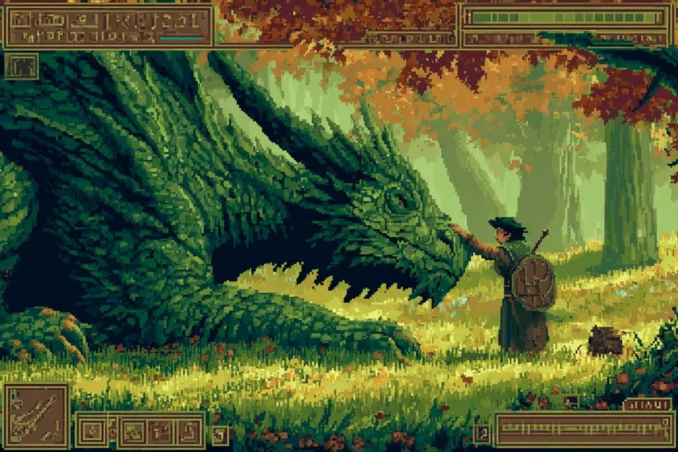 Retro Pixel Art Game Screenshot Generator example 3