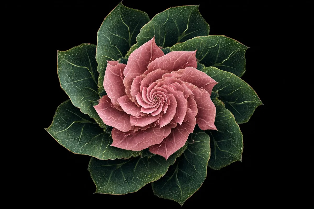 Spiral Fibonacci Fusion Art example 2