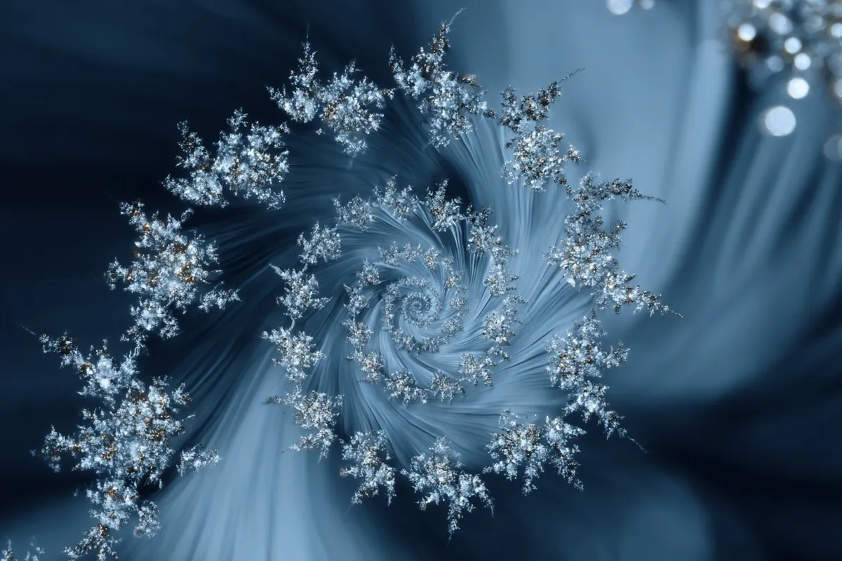 Spiral Fibonacci Fusion Art example 3