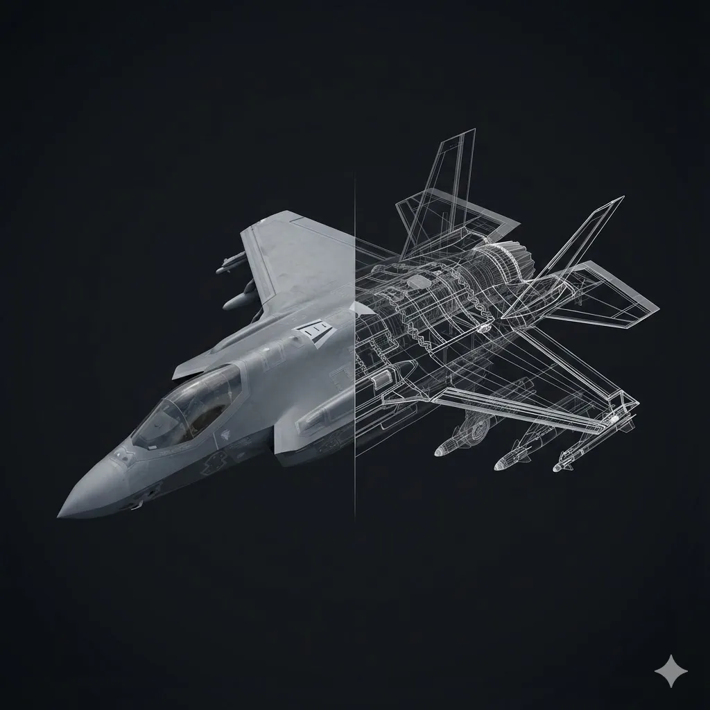 Split Object Wireframe Interior Visualization example 4