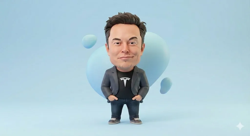 Stylized 3D Celebrity Caricature example 1