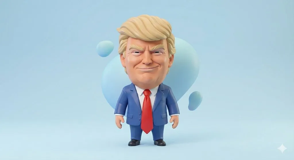 Stylized 3D Celebrity Caricature example 3