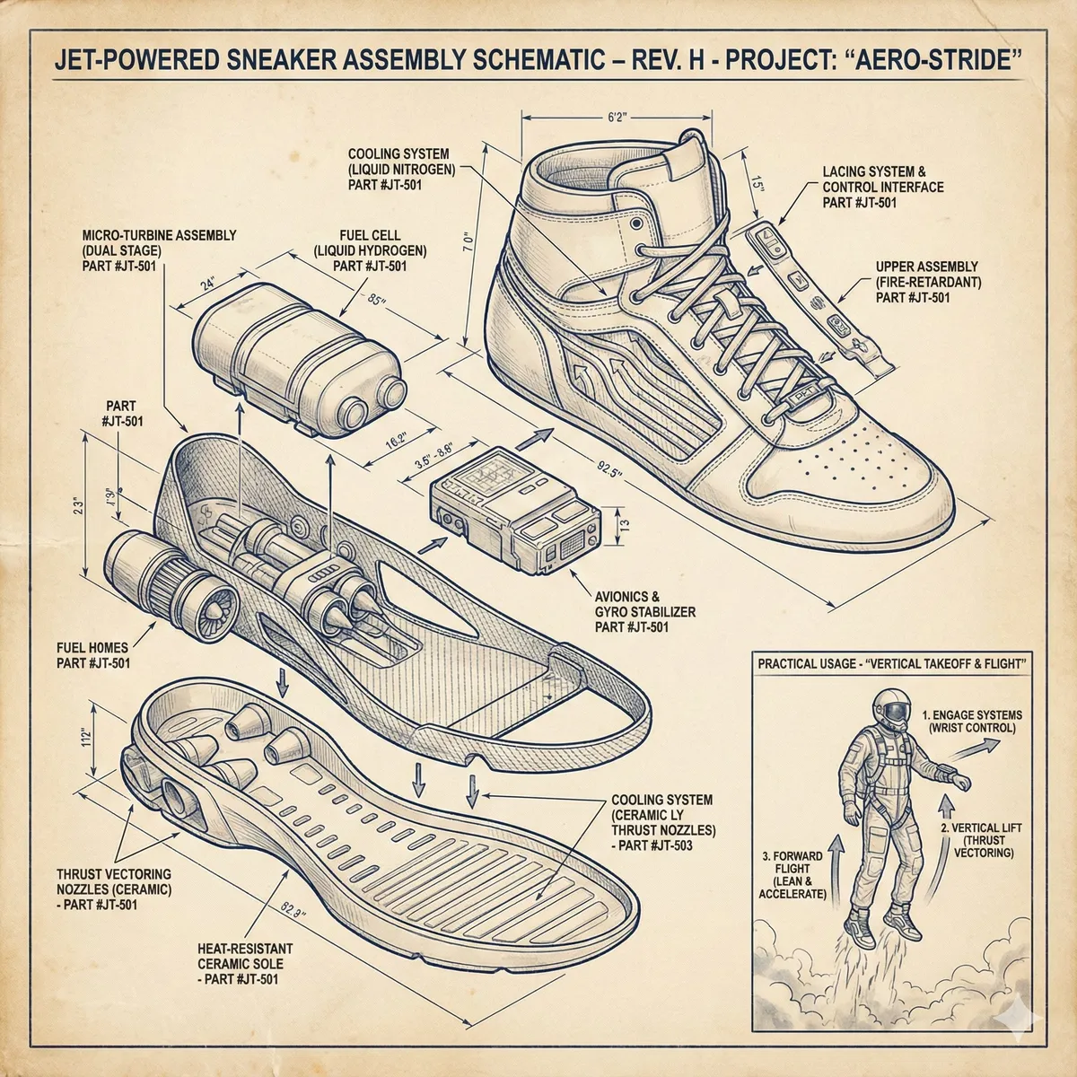 Ultra-Detailed Technical Exploded View Generator example 1