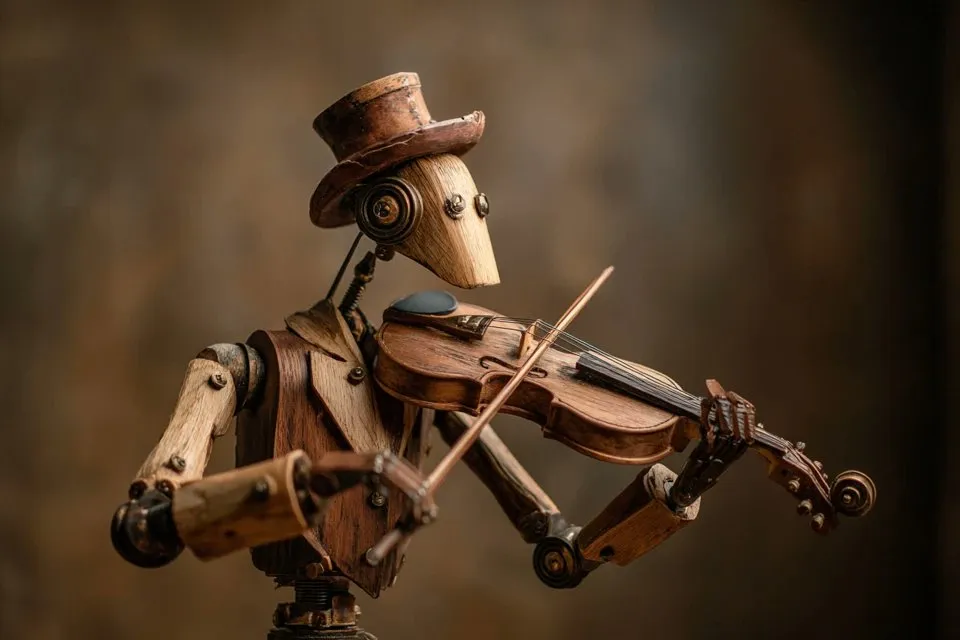 Wooden Automaton Figures example 3