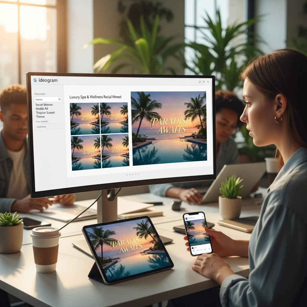 Real-world application of Ideogram for marketing and content creation