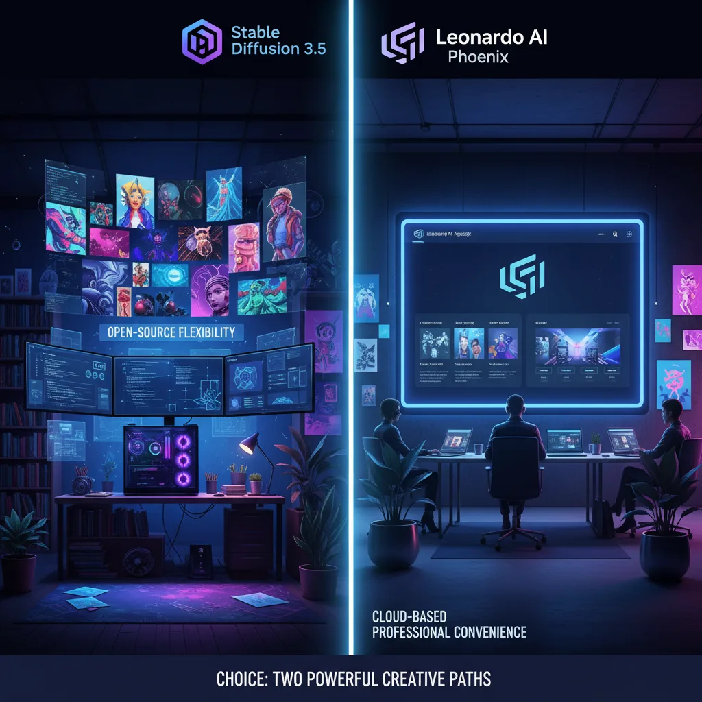 Stable Diffusion 3.5 vs Leonardo Phoenix Comparison